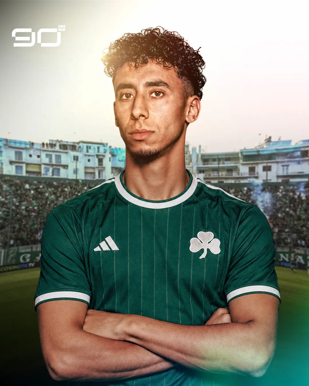 Morocco international left-back Anass Salah-Eddine in action ahead of his move from AS Roma to Panathinaikos.